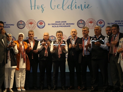 Balıkçılar Bakan Yumaklı’yla birlikte “Vira bismillah” dedi