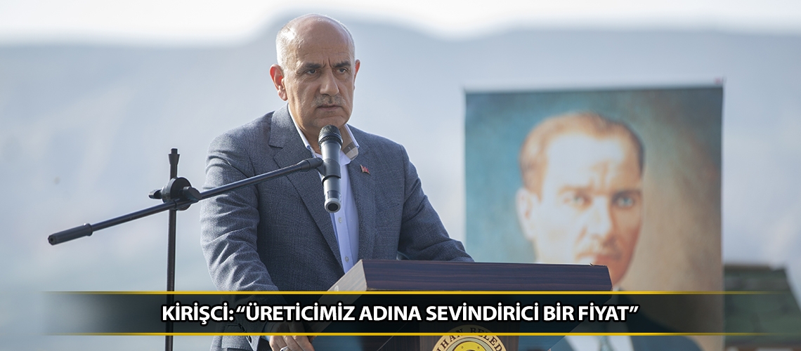 “Üreticimiz adına sevindirici bir fiyat”