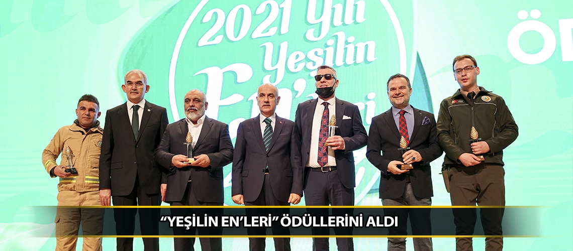 “Yeşilin EN’leri” ödüllerini aldı