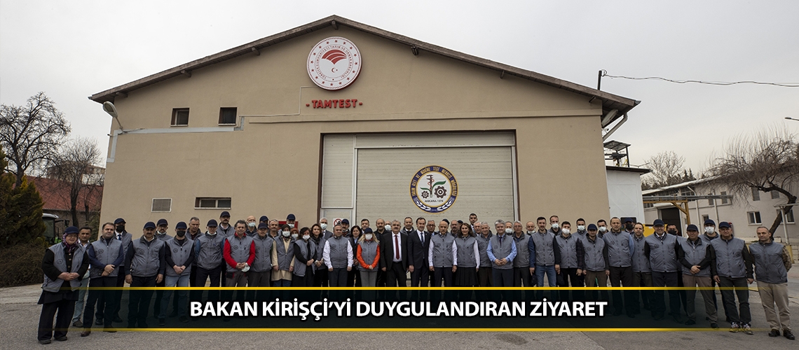 Bakan Kirişçi’yi duygulandıran ziyaret
