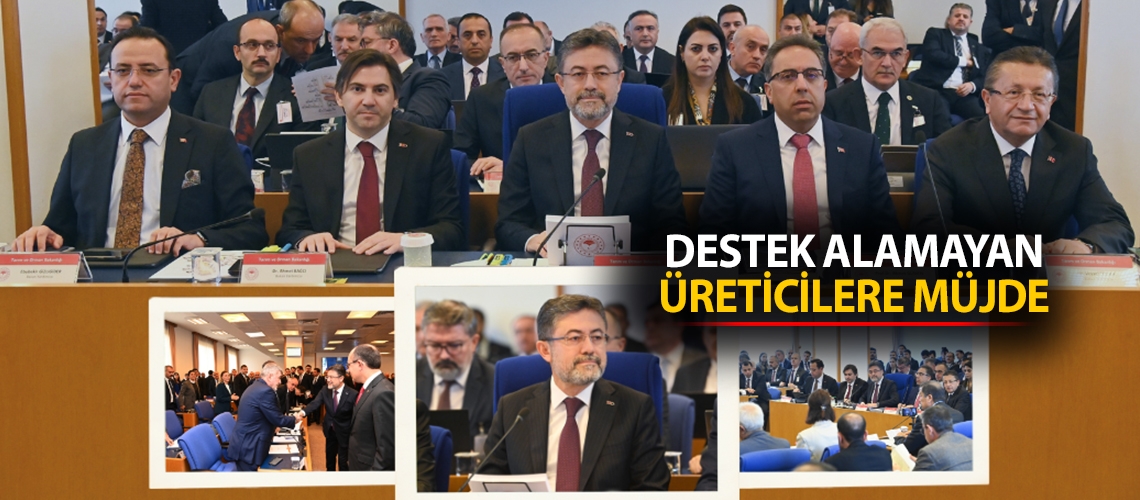 Destek alamayan üreticilere müjde