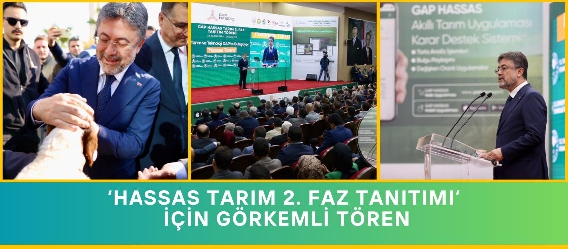 ‘Hassas Tarım 2. Faz Tanıtımı’ için görkemli tören