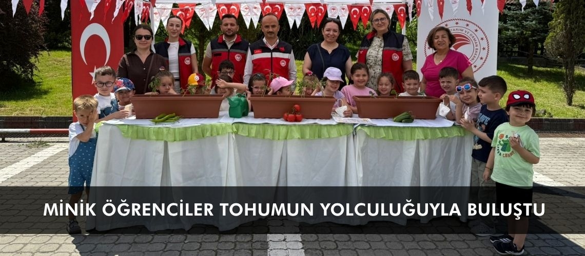 Minik öğrenciler tohumun yolculuğuyla buluştu