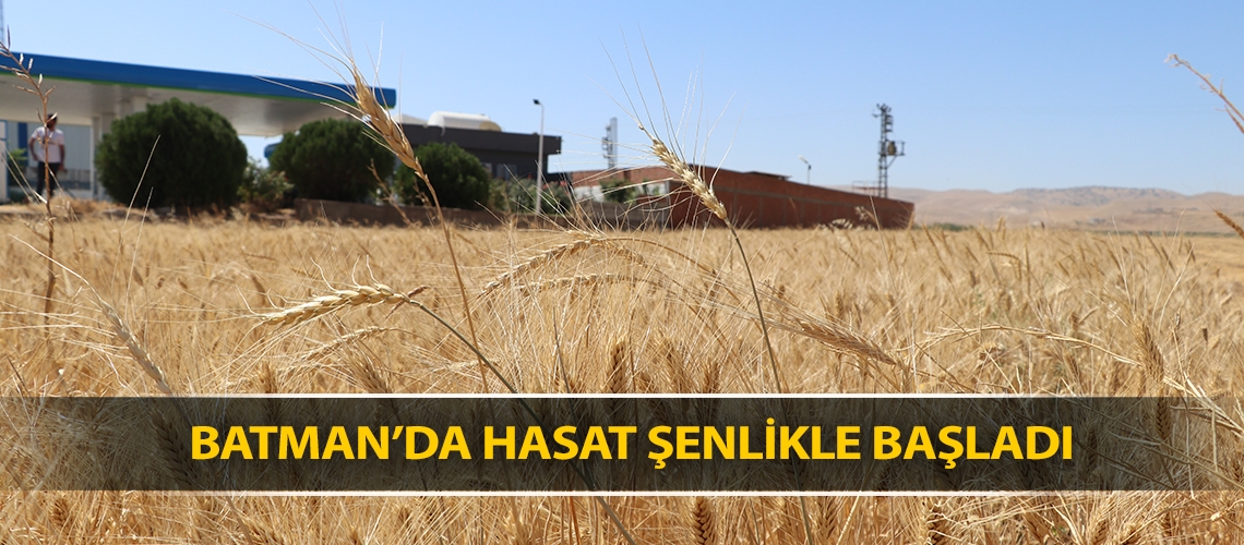 Batman’da hasat şenlikle başladı