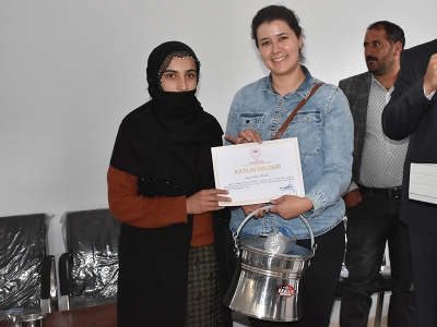 Berivanlara eğitim ve ekipman desteği