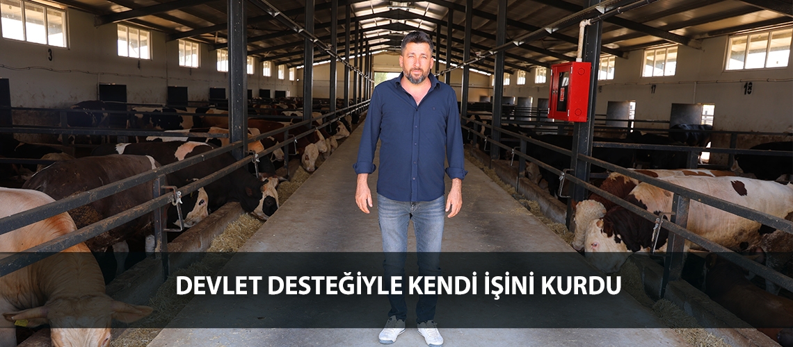 Devlet desteğiyle kendi işini kurdu