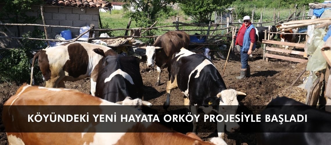 Köyündeki yeni hayata ORKÖY projesiyle başladı