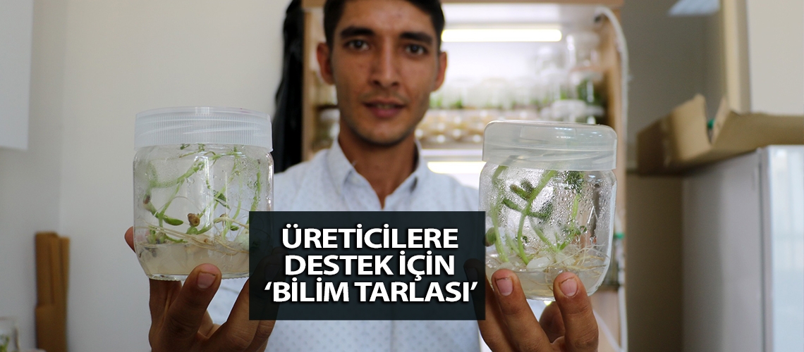 Üreticilere destek için ‘bilim tarlası’