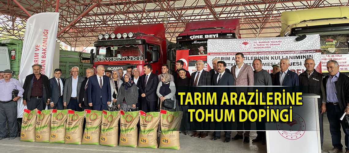 Tarım arazilerine tohum dopingi