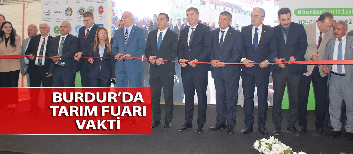 Burdur’da tarım fuarı vakti