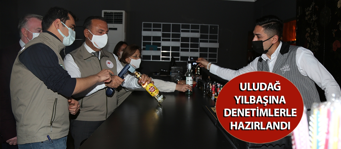 Uludağ yılbaşına denetimlerle hazırlandı