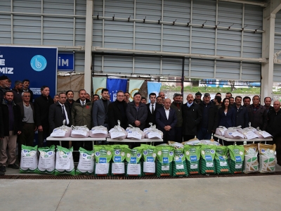 Bursalı üreticiye eğitimden tohuma tam destek