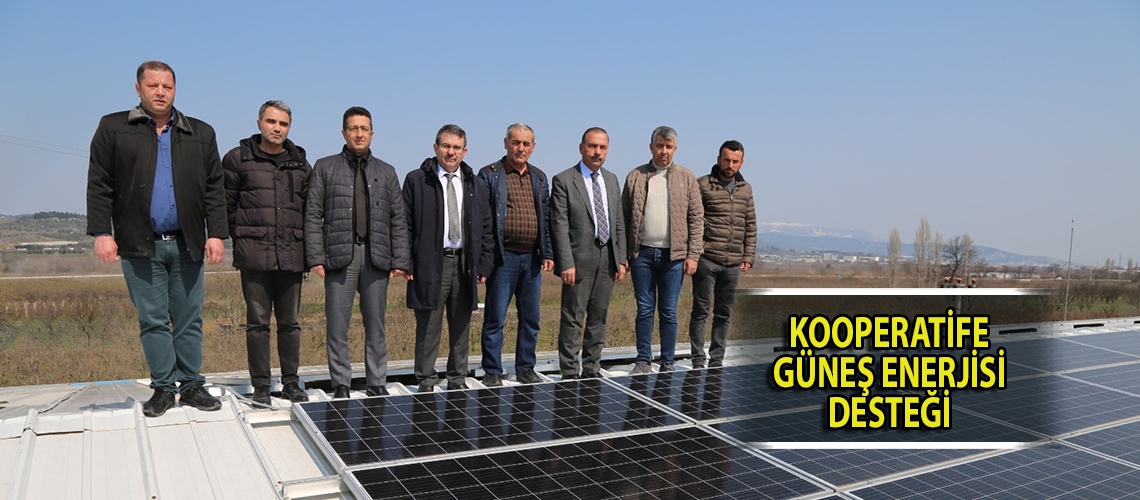 Kooperatife güneş enerjisi desteği