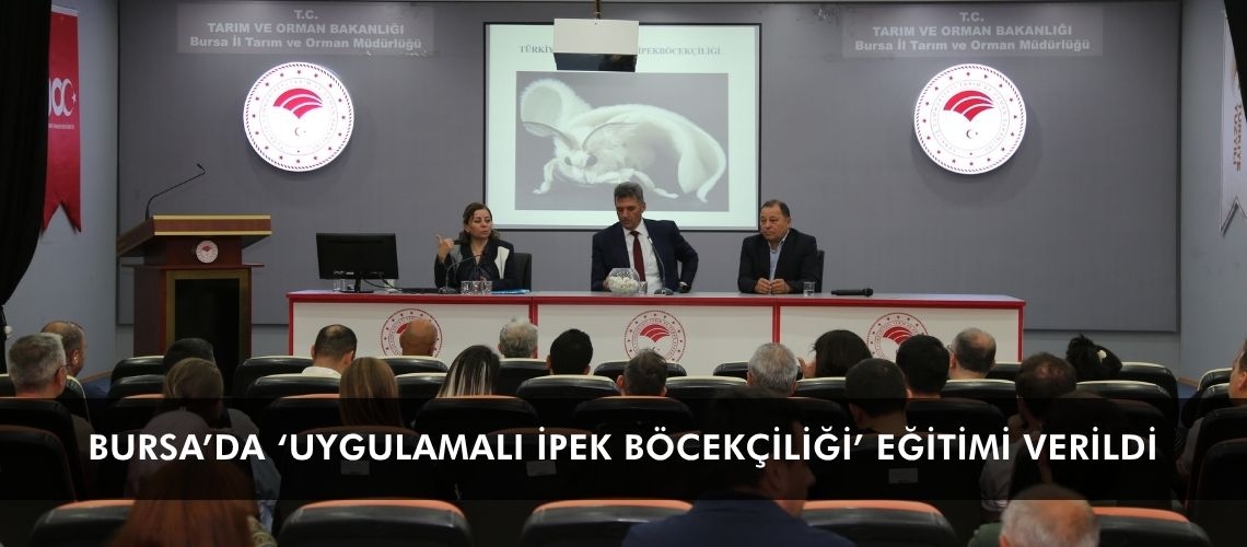 Bursa’da ‘Uygulamalı İpek Böcekçiliği’ eğitimi verildi