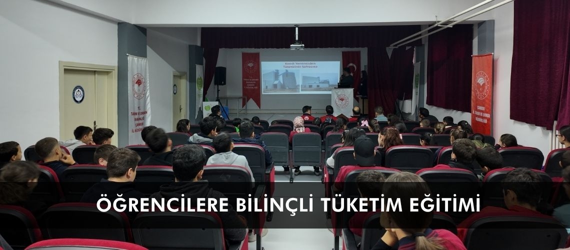 Öğrencilere bilinçli  tüketim eğitimi