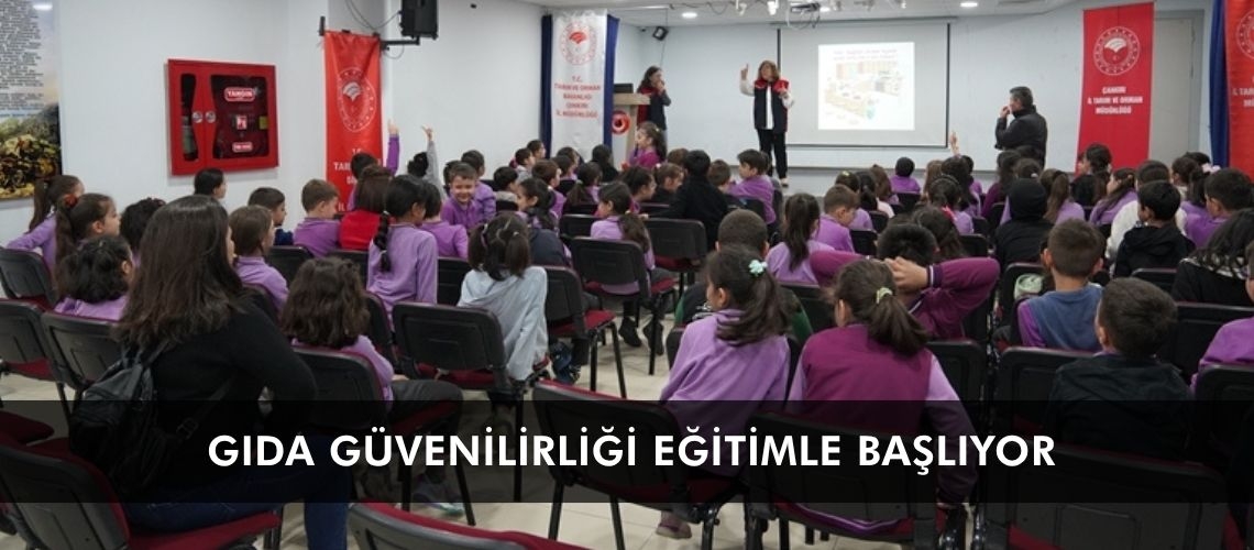 Gıda güvenilirliği eğitimle başlıyor