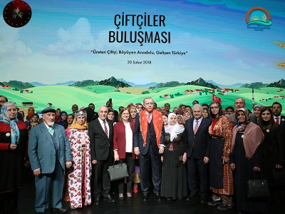 Çiftçilerimiz Milletin Evinde Cumhurbaşkanımız ile buluştu