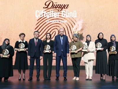 Cumhurbaşkanlığı külliyesi çiftçileri ağırladı