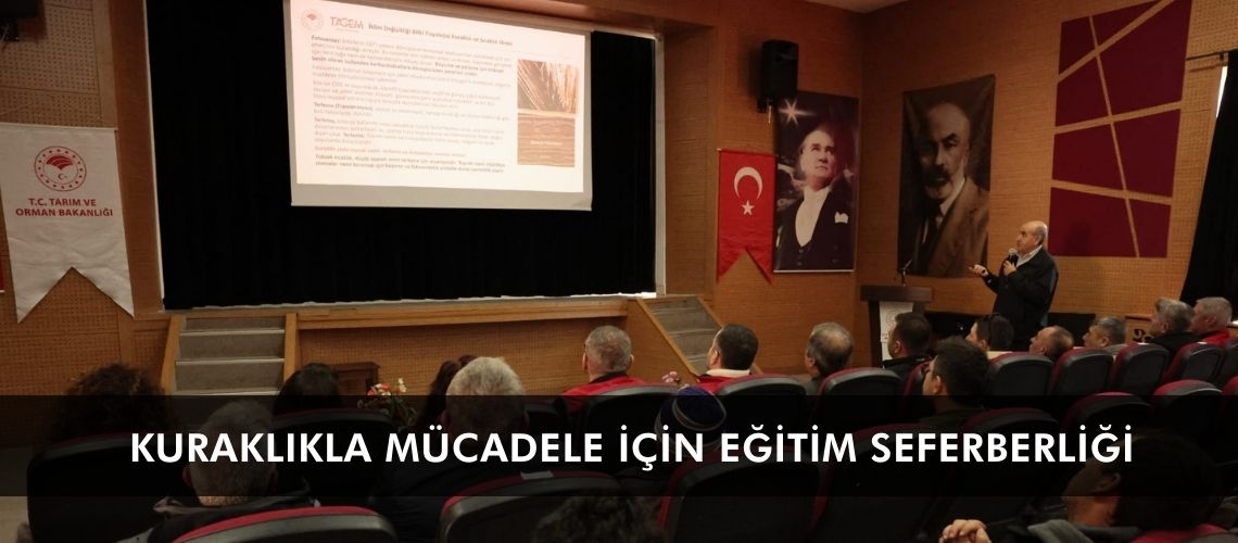 Kuraklıkla mücadele için eğitim seferberliği
