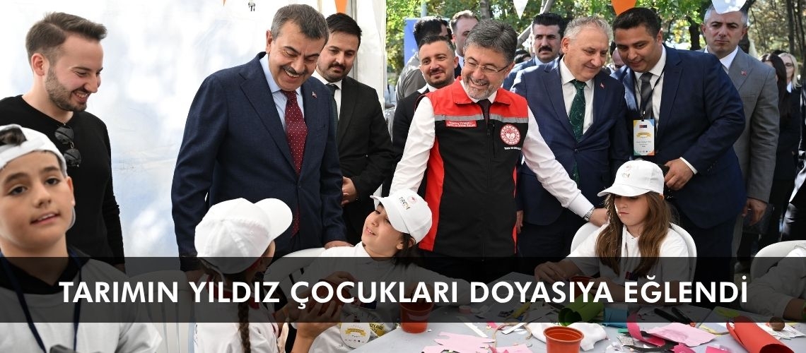 Tarımın yıldız çocukları doyasıya eğlendi