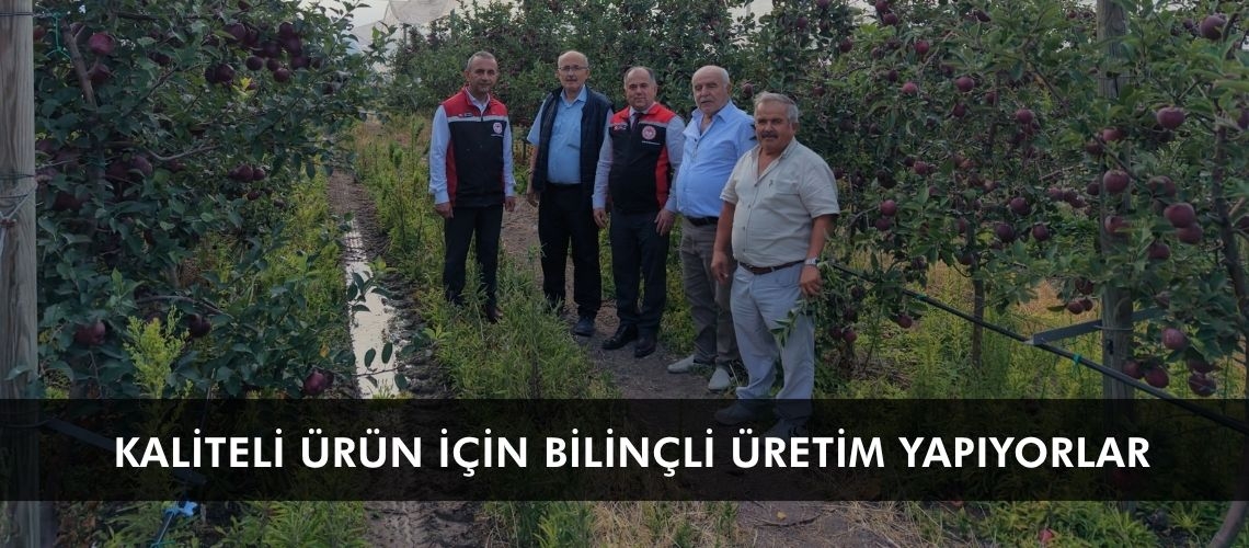 Kaliteli ürün için bilinçli üretim yapıyorlar
