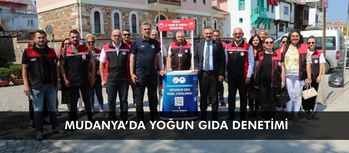 Mudanya’da yoğun gıda denetimi