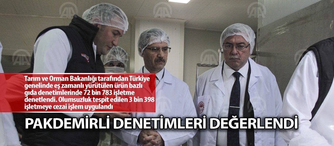 Pakdemirli denetimleri değerlendirdi