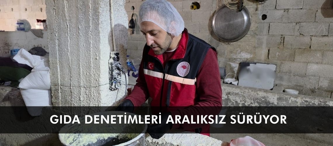Gıda denetimleri aralıksız sürüyor