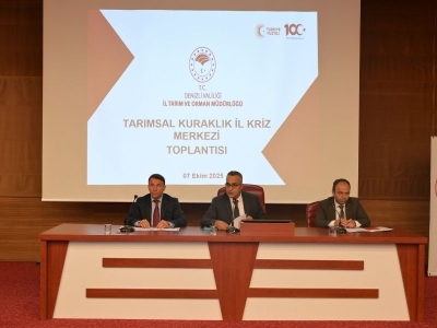 Denizli’de kuraklık masaya yatırıldı