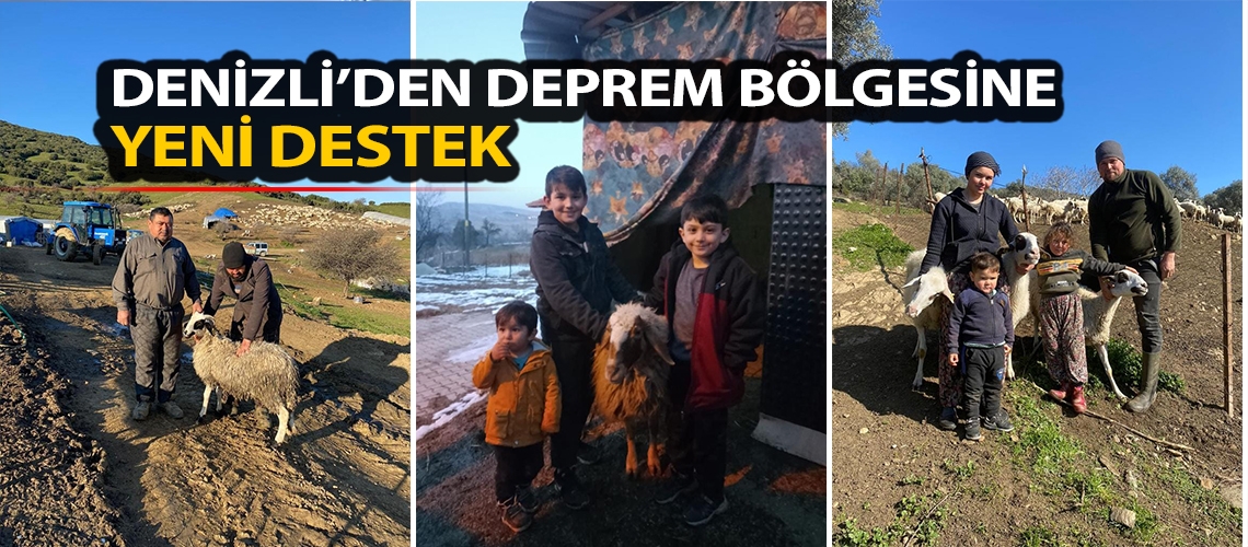 Denizli’den deprem bölgesine yeni destek