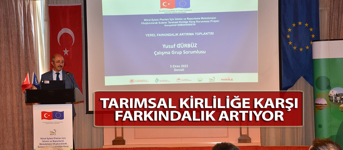 Tarımsal kirliliğe karşı farkındalık artıyor