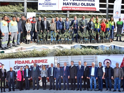Denizli’nin yeni zeytin bahçeleri destekle yeşeriyor