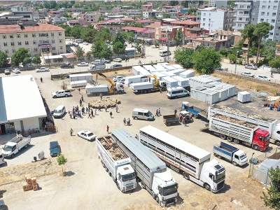 Depremzedelere üretim desteği