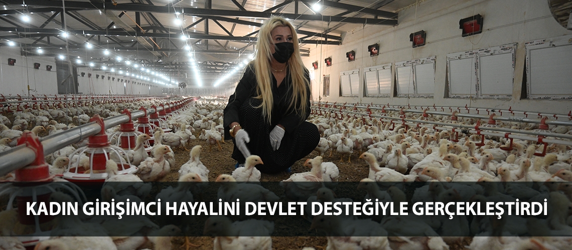 Kadın girişimci hayalini devlet desteğiyle gerçekleştirdi