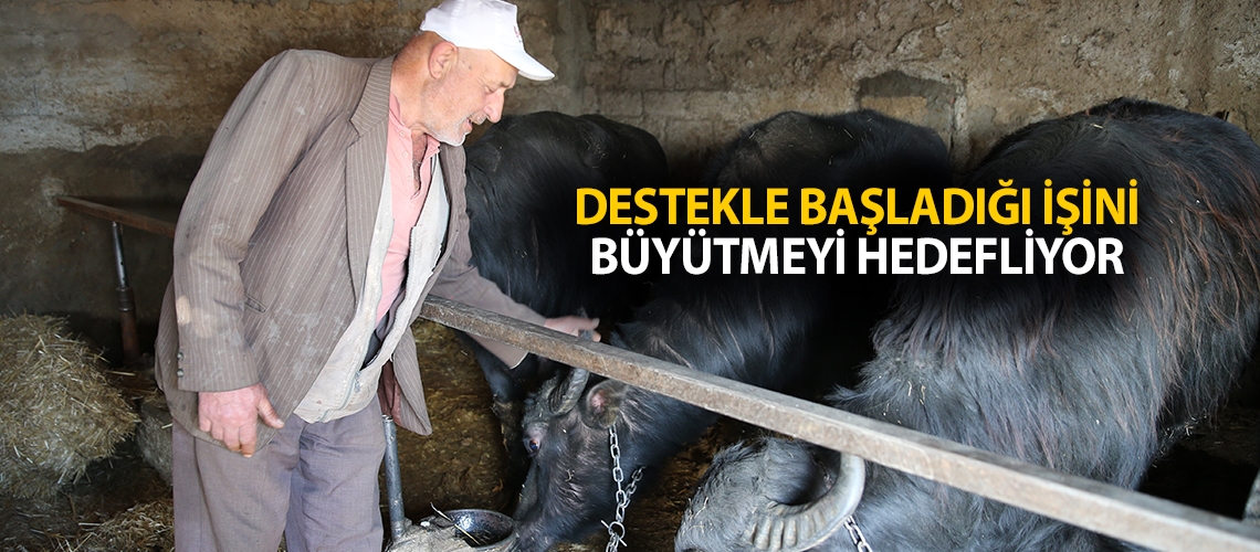 Destekle başladığı işini büyütmeyi hedefliyor
