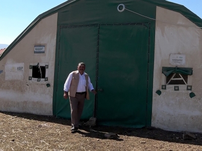 “Portatif Çadır Ağıl” desteği verimi katladı