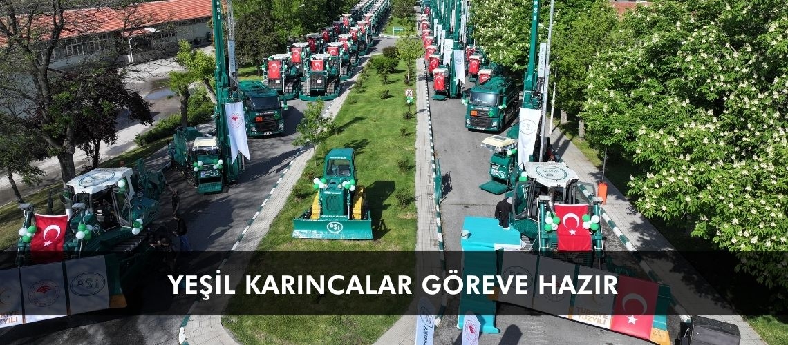Yeşil karıncalar göreve hazır