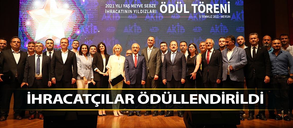 İhracatçılar ödüllendirildi