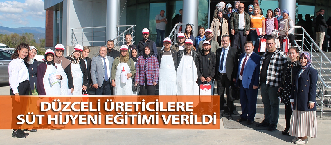 Düzceli üreticilere süt hijyeni eğitimi verildi