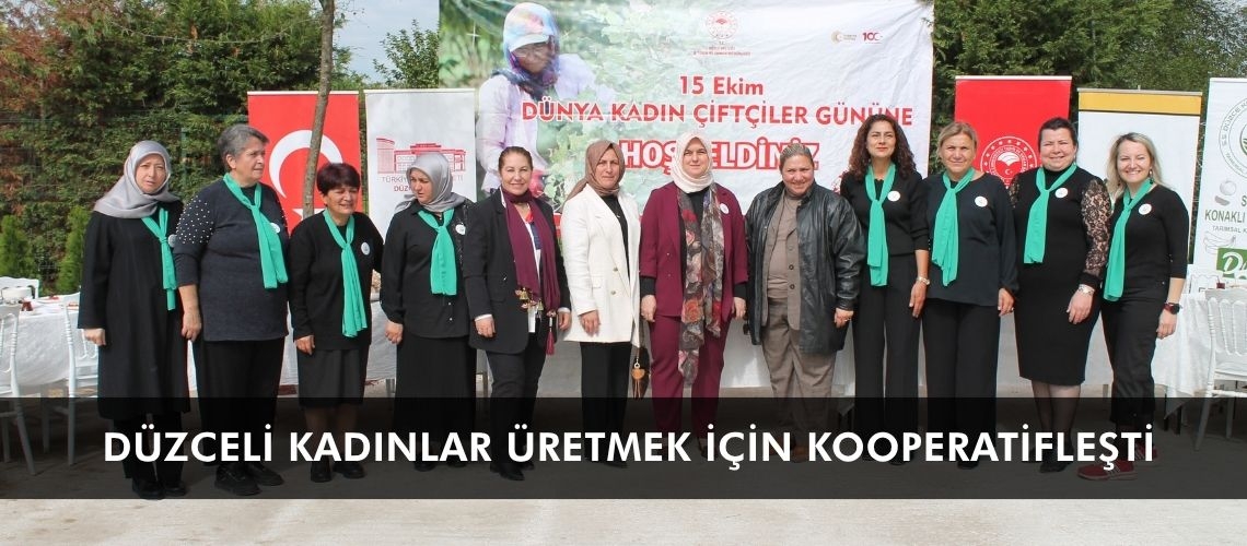Düzceli kadınlar üretmek için kooperatifleşti