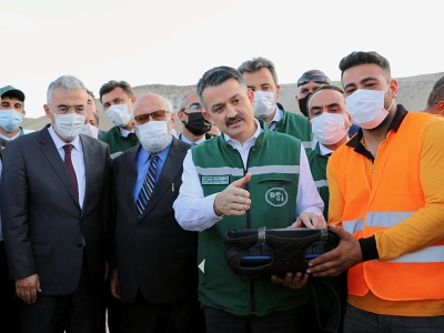 Pakdemirli ‘Gökpınar Barajı’ndaki çalışmaları inceledi
