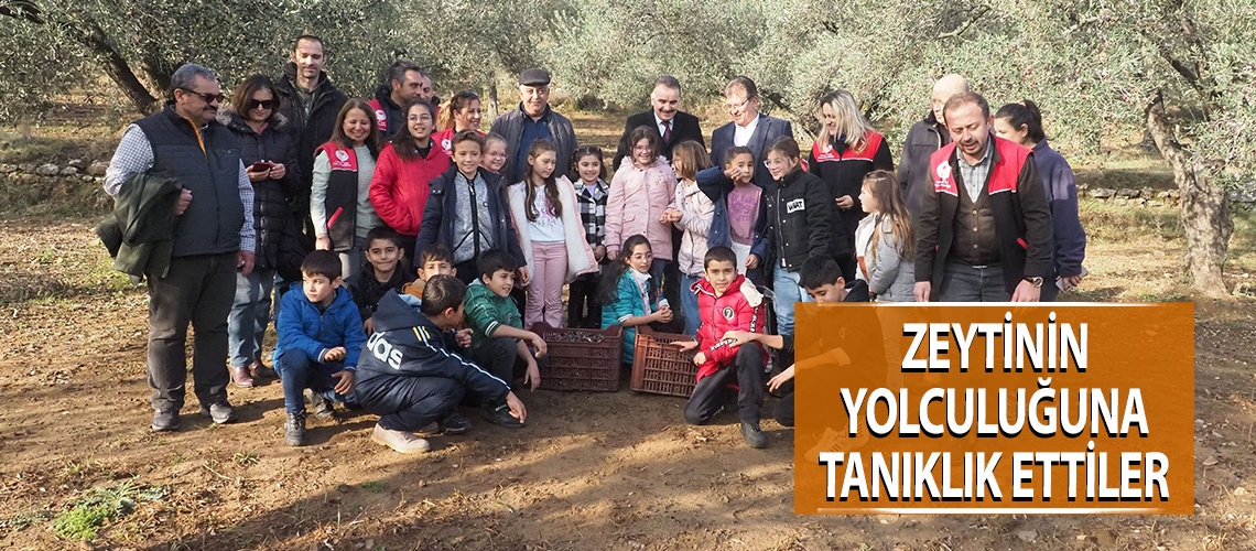Zeytinin yolculuğuna tanıklık ettiler
