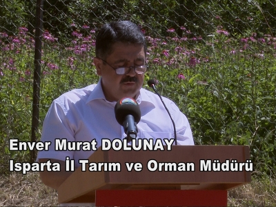 Isparta’da ekinezyalar hasat edildi