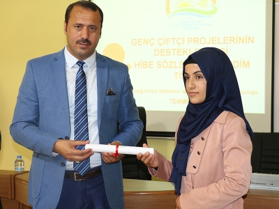 Elazığ’da genç çiftçilere destek