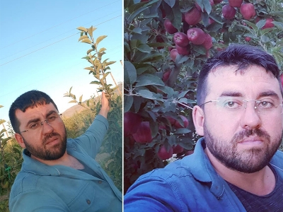 Elma üretmek için kuyumculuğu bırakElma üretmek için kuyumculuğu bıraktıtı