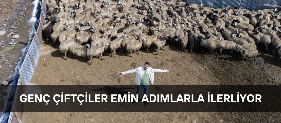 Genç çiftçiler emin adımlarla ilerliyor