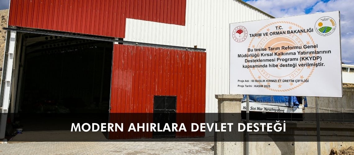 Modern ahırlara devlet desteği
