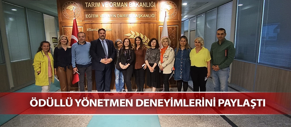 Ödüllü yönetmen deneyimlerini paylaştı