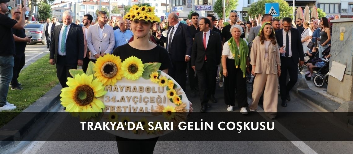 Trakya'da sarı gelin coşkusu