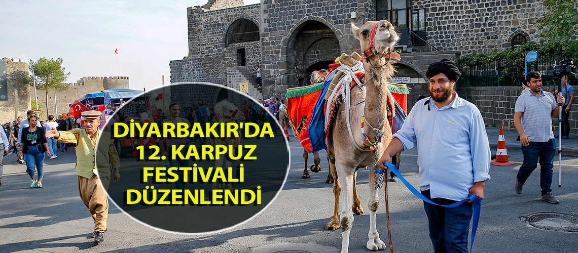 Diyarbakır'da 12. Karpuz Festivali düzenlendi